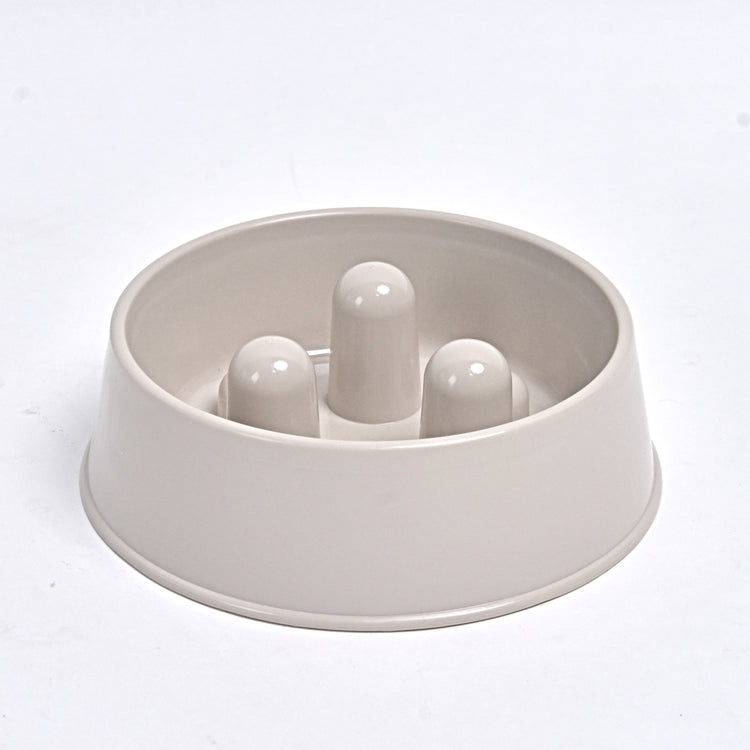 Slowfood Anti-Schrokbak Kat & Hond (Cappuccino) - Small Ø20cm