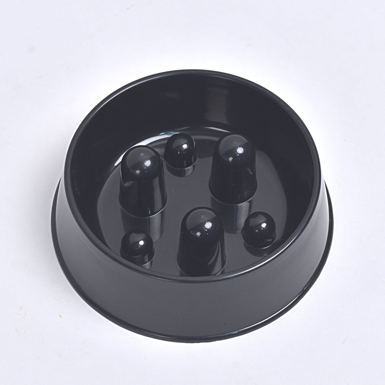 Slowfood Anti-Schrokbak Kat & Hond (Zwart) - Small Ø20cm