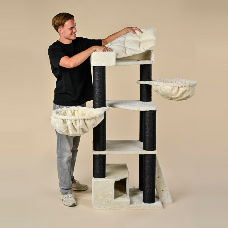 Krabpaal Corner Coon Blackline (Crème)