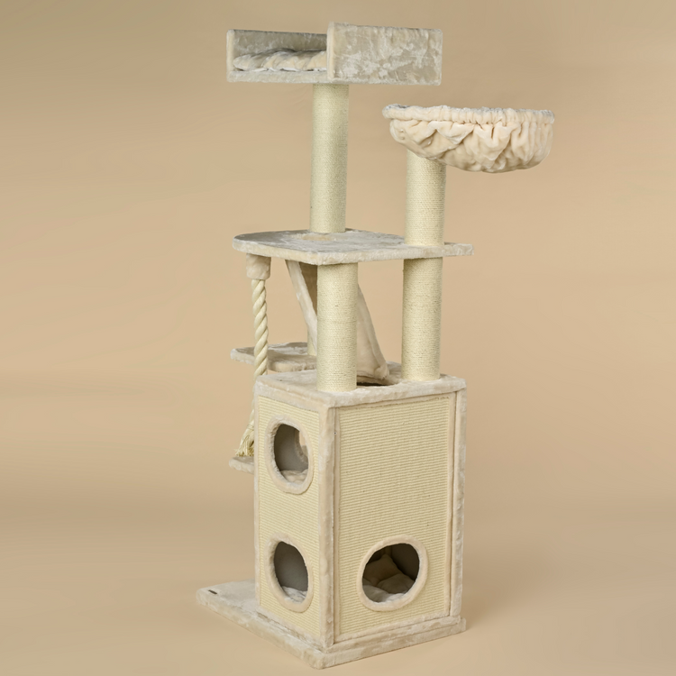 Krabpaal Cat Penthouse (Crème)