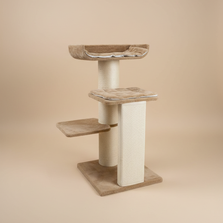 Krabpaal Maine Coon Throne (Cappuccino Teddy)