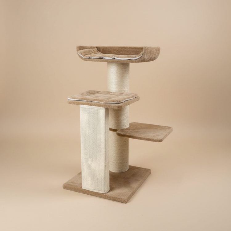 Krabpaal Maine Coon Throne (Cappuccino Teddy)