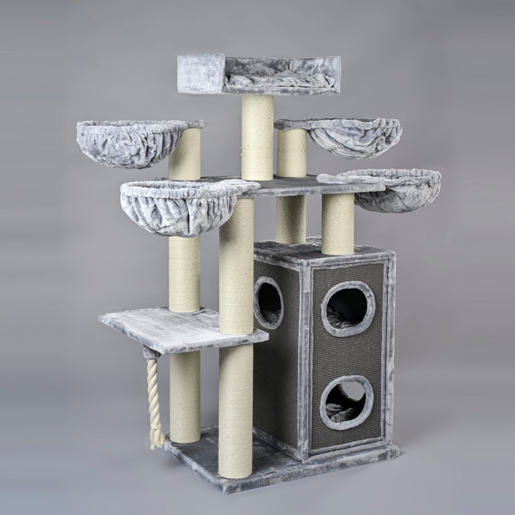 Krabpaal Cat Paradise Plus (Lichtgrijs)