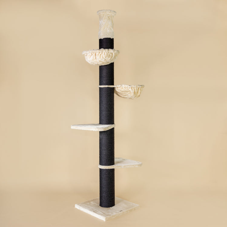 Krabpaal Maine Coon Tower Blackline 235-255 cm(Crème)