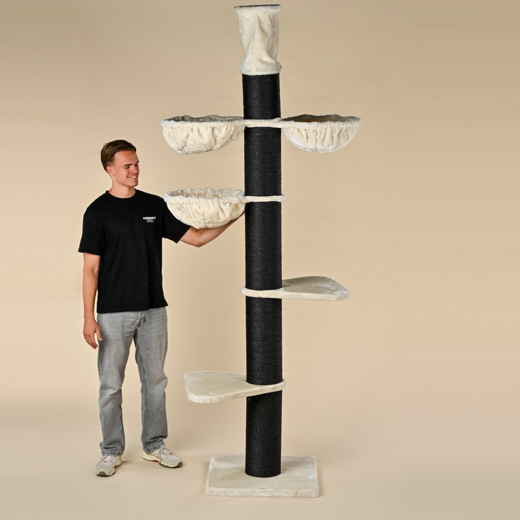Krabpaal Maine Coon Tower Blackline Plus (Crème)