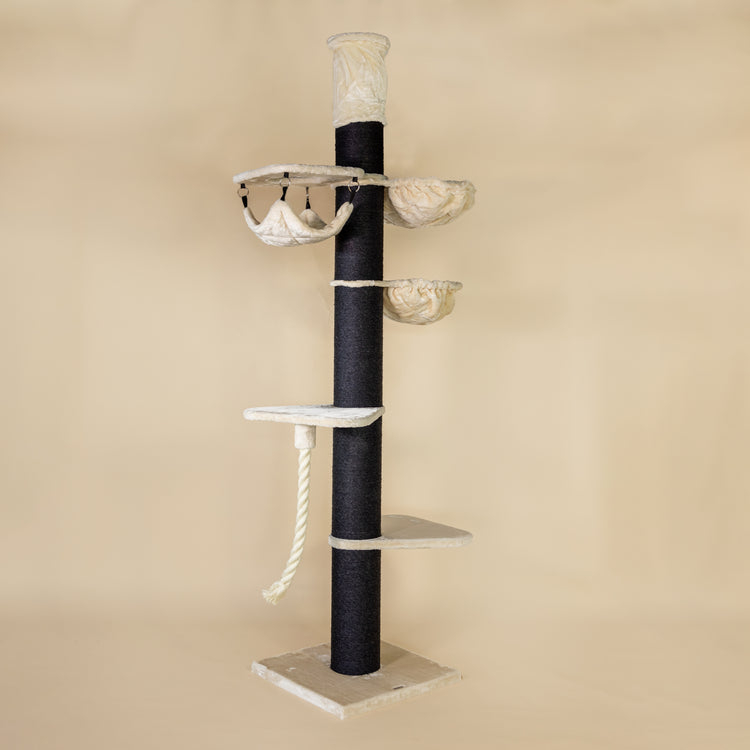 Krabpaal Maine Coon Tower Blackline Crown 235-255 cm (Crème)