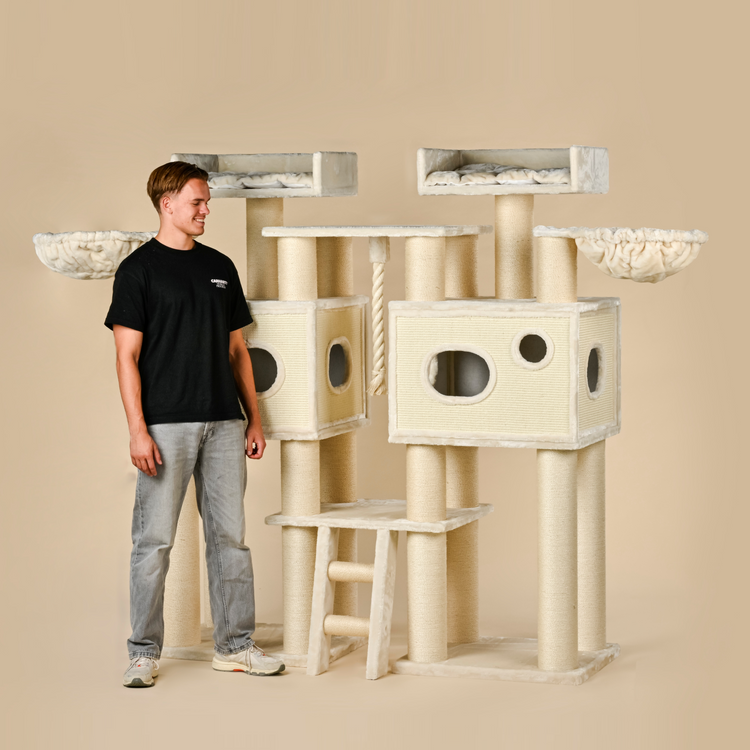 Krabpaal Royal Cat Palace (Crème)