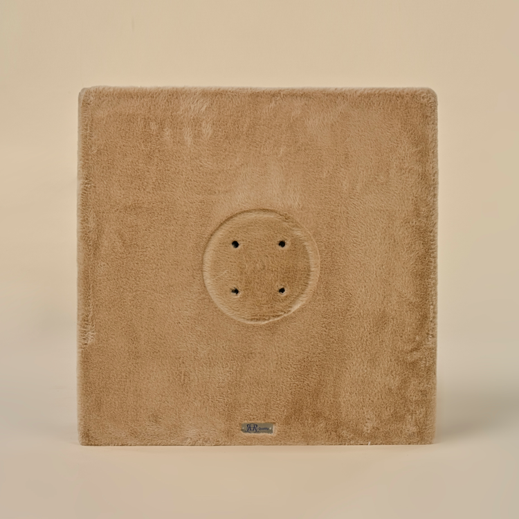 Bodemplaat Cappuccino Teddy, Maine Coon Lounge/Tower/Royalty/Chartreux 60 x 60 x 4 cm