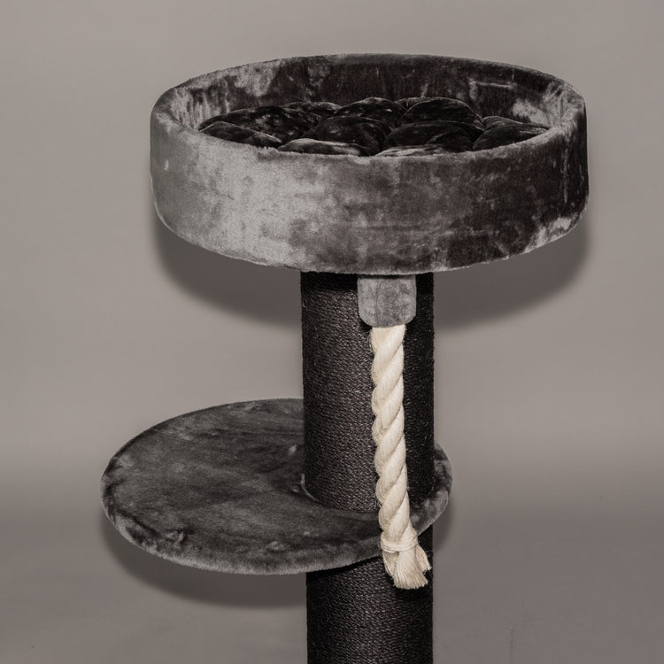 Krabpaal Maine Coon Lounge Sleeper Blackline (Donkergrijs)