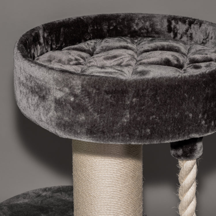 Krabpaal Maine Coon Lounge Sleeper (Donkergrijs)