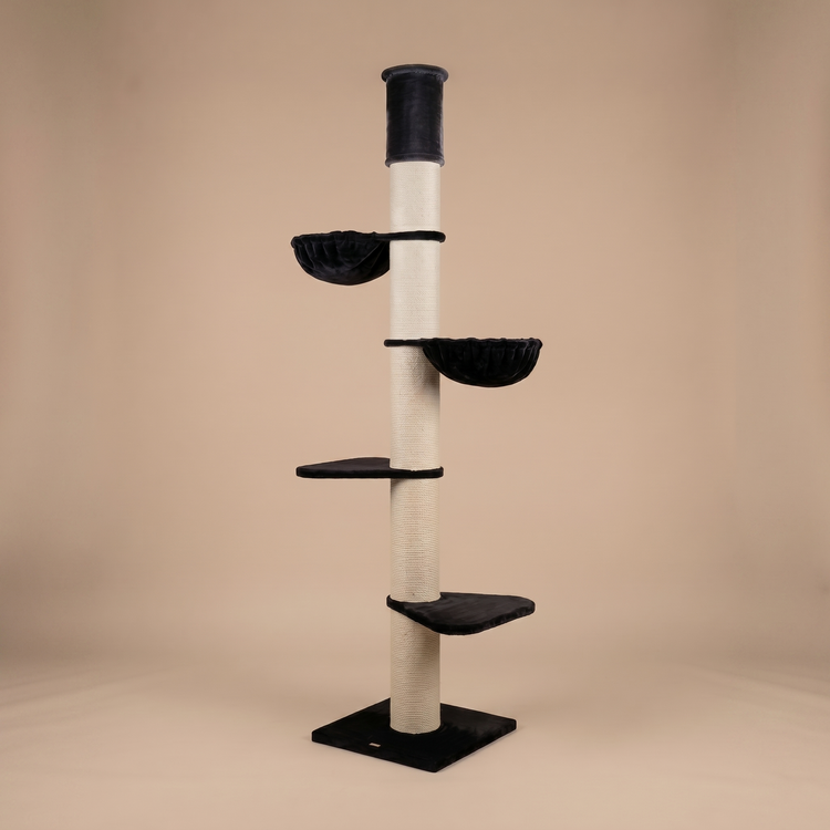 Krabpaal Maine Coon Tower (Black Teddy) 235-255 cm