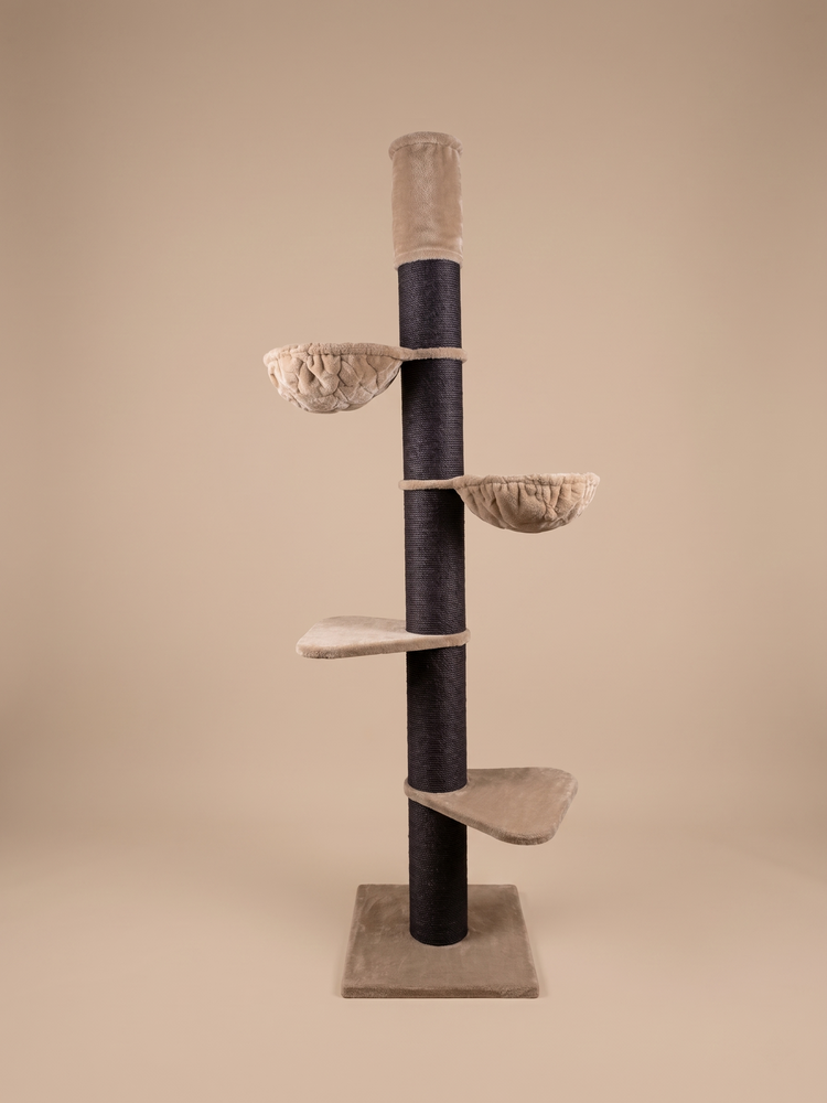 Škrabadlo Maine Coon Tower Blackline (Cappuccino) 255-275 cm