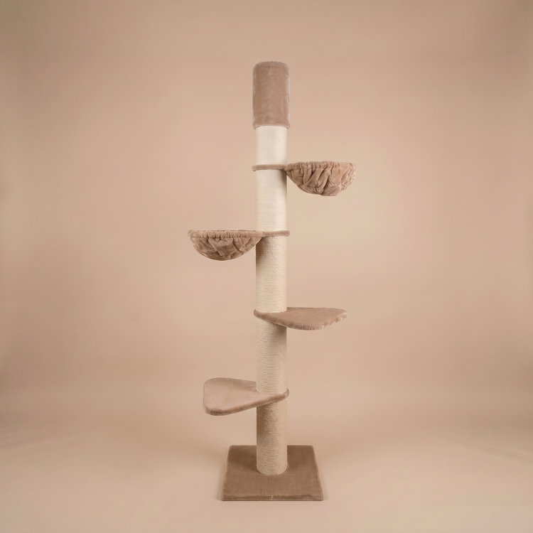 Arbre á chat Maine Coon Tower (Cappuccino) 235-255 cm
