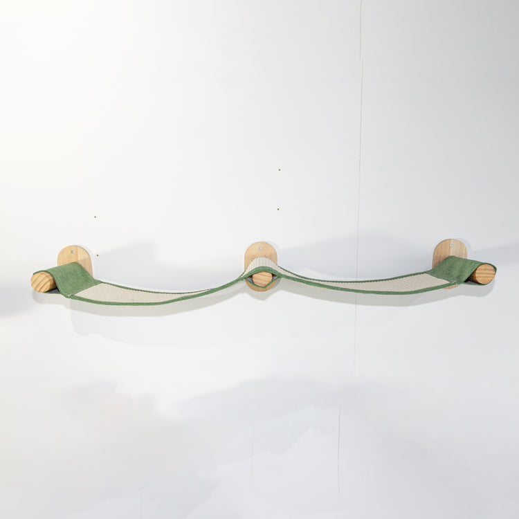 Wandmeubel Klimmuur Kat - Muur Brug (Pistache)