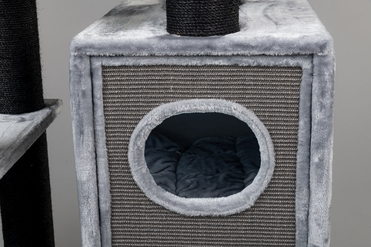 Krabpaal Cat Paradise Blackline Plus (Lichtgrijs)