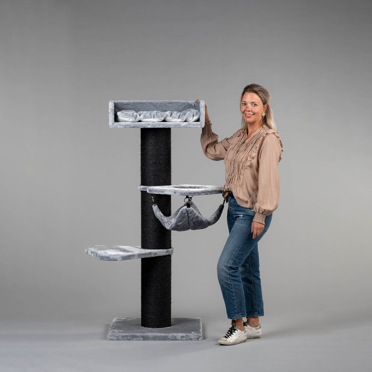 Krabpaal Royalty Blackline Crown (Lichtgrijs)