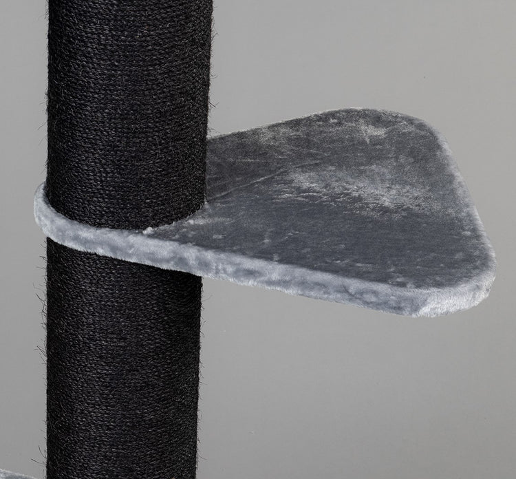 Grote, Lichtgrijs kleurige Ligplaats Step Driehoekig (voor 12, 15 of 20 cm palen)