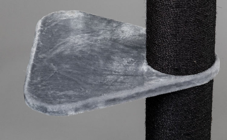 Grote, Lichtgrijs kleurige Ligplaats Step Driehoekig (voor 12, 15 of 20 cm palen)