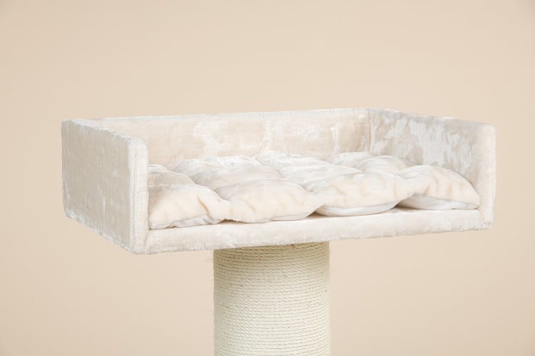 Crèmekleurige Lounge Ligplaats (incl. Kussen)