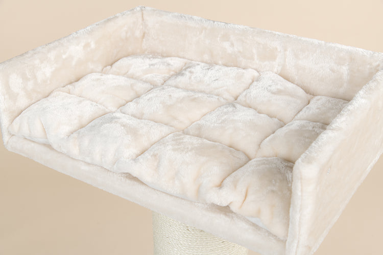 Crèmekleurige Lounge Ligplaats (incl. Kussen)