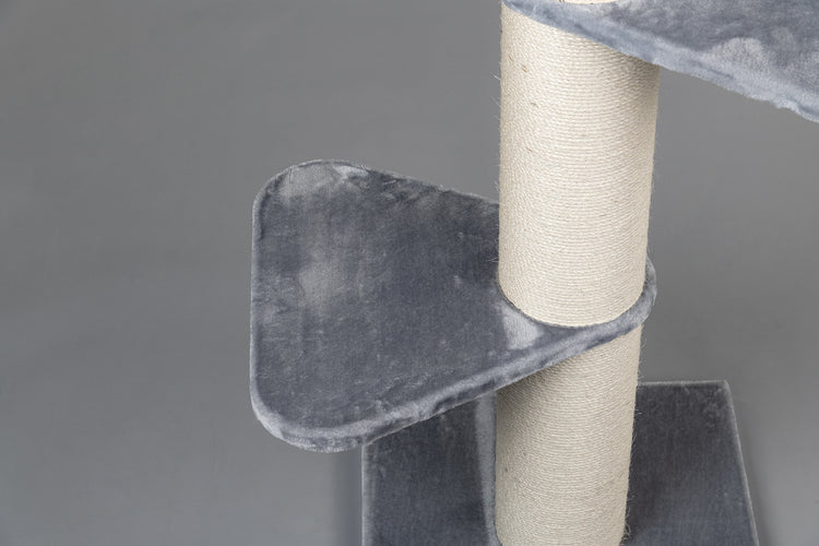 Krabpaal Maine Coon Tower (Lichtgrijs)