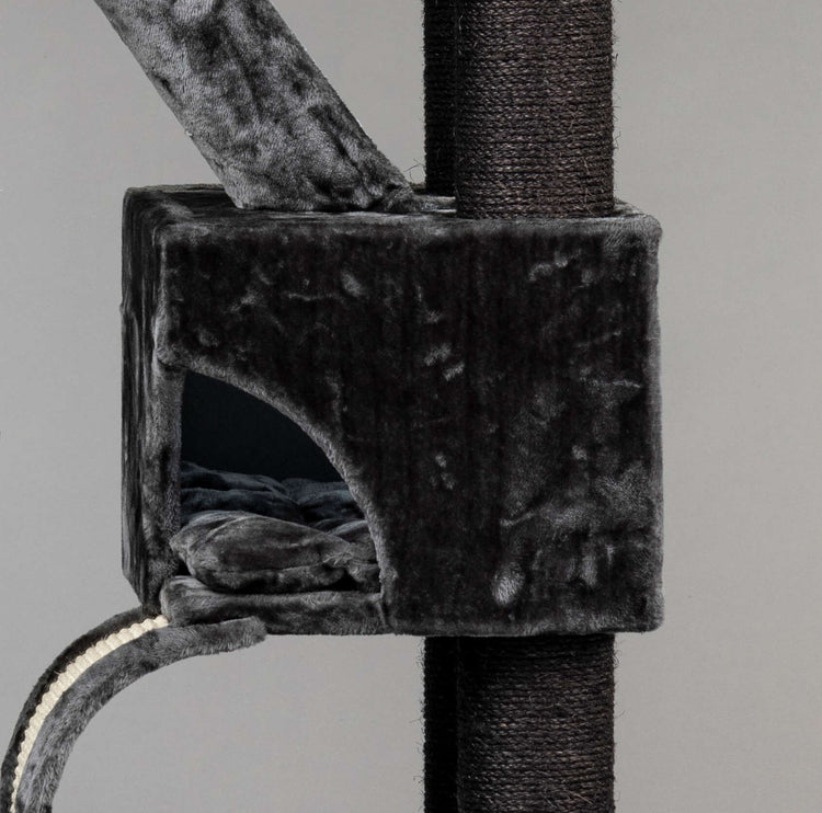 Speelhuis Donkergrijs kleurig, Kili 52 x 37 x 30 cm (incl. Kussen)