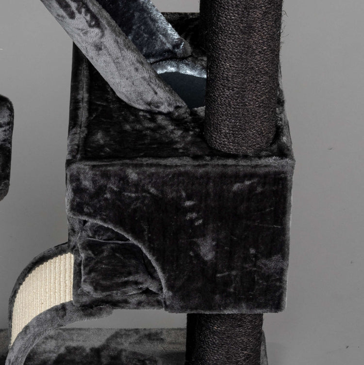 Speelhuis Donkergrijs kleurig, Kili 52 x 37 x 30 cm (incl. Kussen)