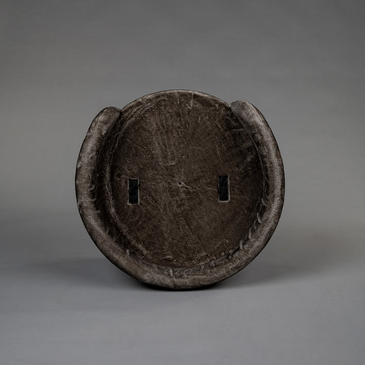 Taupekleurige, 60 cm Diameter Ronde Zetel (Incl. Kussen)