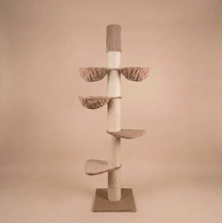 Krabpaal Maine Coon Tower Plus (Cappuccino) 225-245 cm