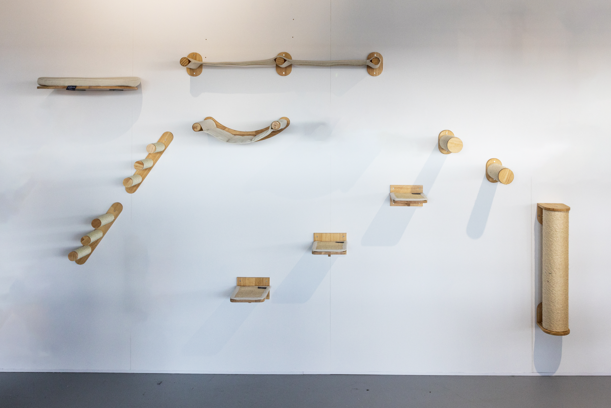 Everest Crème | Kattenmuur Klim- en wandsysteem set van RHR Pets