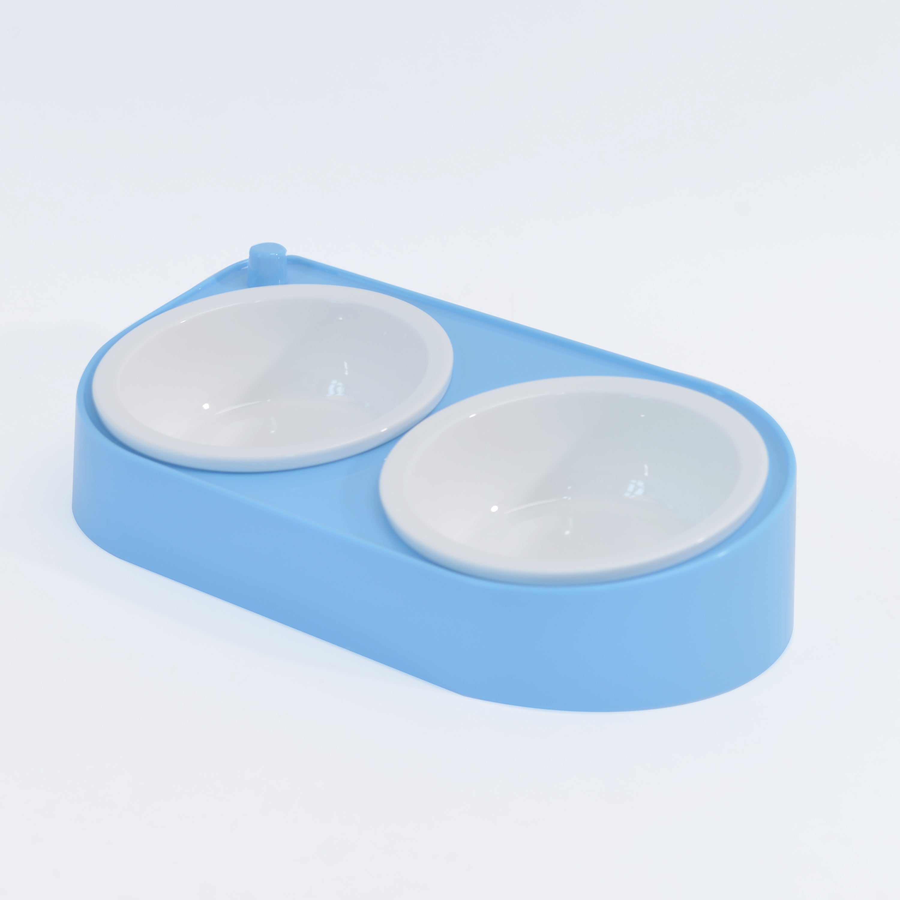 Gizmo 2 x voerbak kat/hond - lichtgroen - keramische drink- en voederbakken met standaard - 15 cm - 600 ml - 2 stuks Gizmo 2 x voerbak kat/hond - lichtgroen - keramische drink- en voederbakken met standaard - 15 cm - 600 ml - 2 stuks
