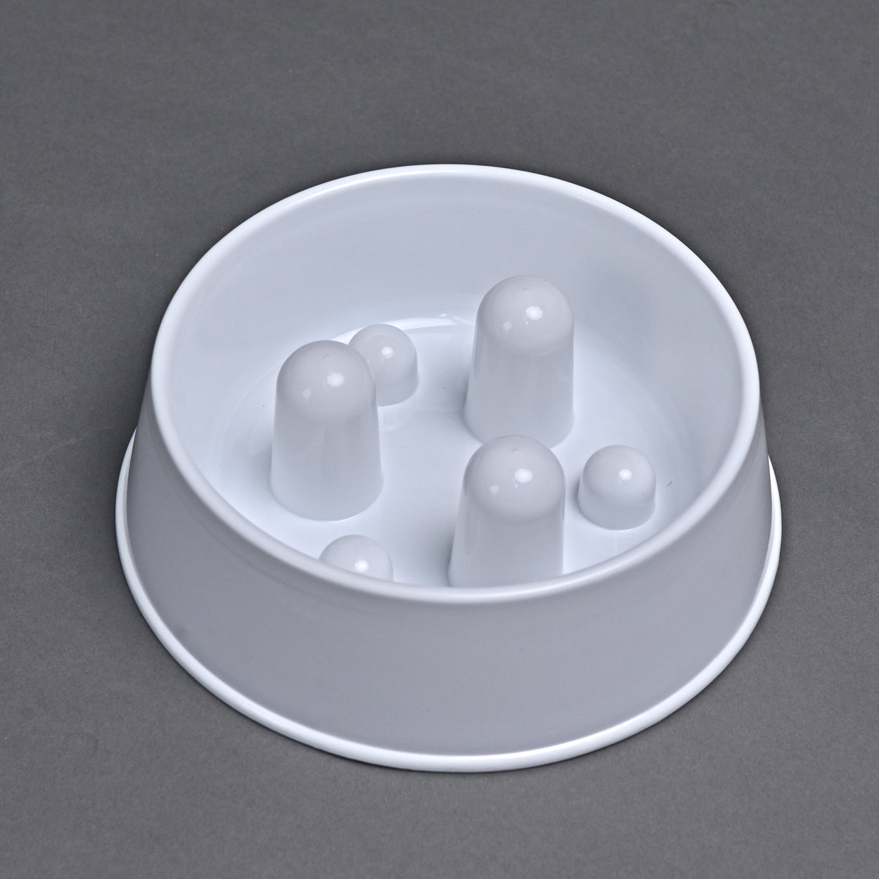 Slowfood Anti-Schrokbak Kat & Hond (Wit) - Small Ø20cm