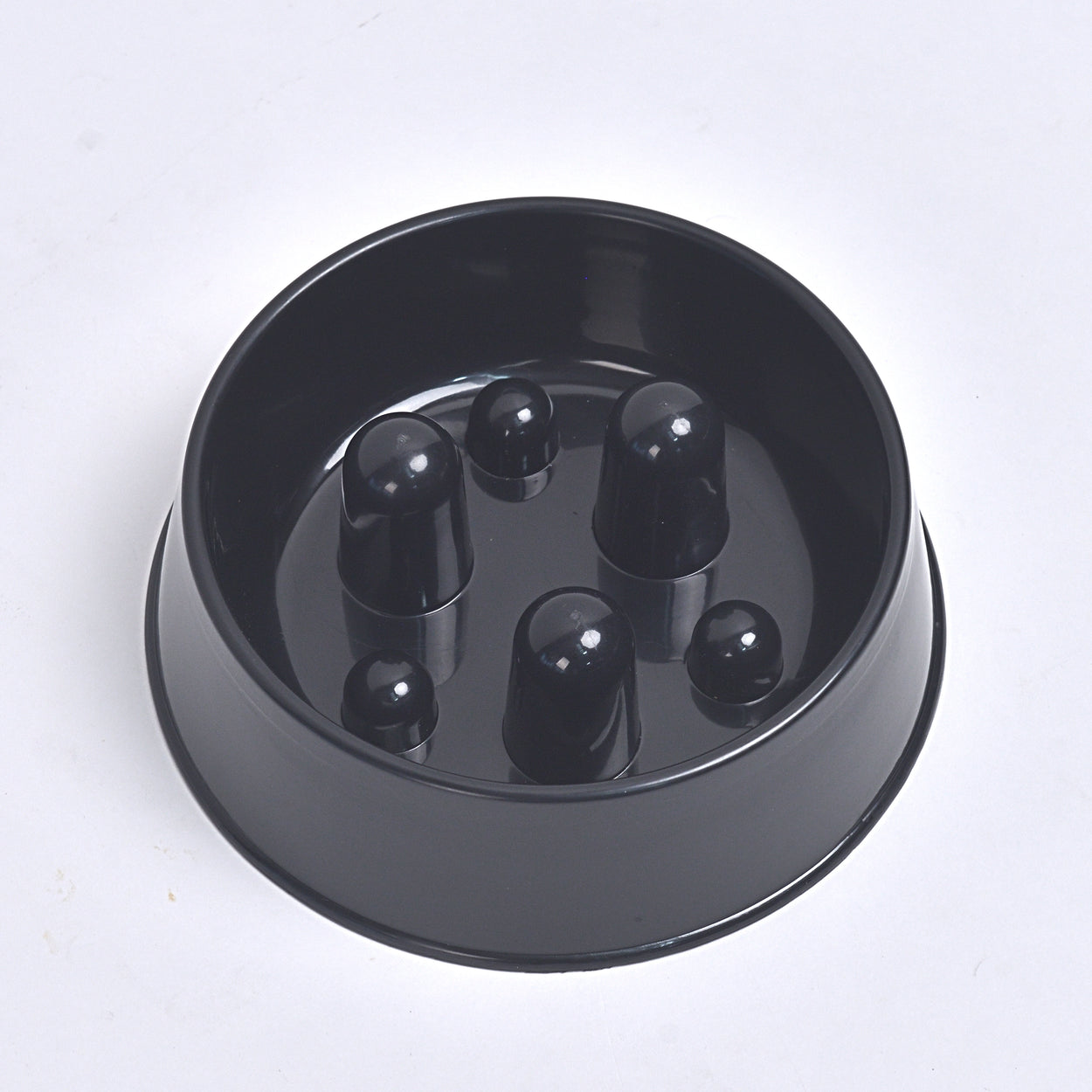 Slowfood Anti-Schrokbak Kat & Hond (Zwart) - Small Ø20cm