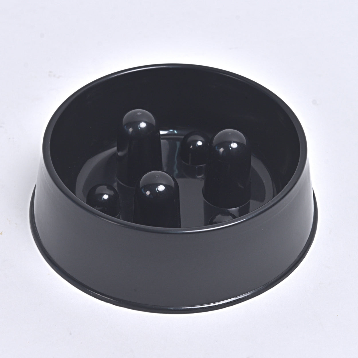 Slowfood Anti-Schrokbak Kat & Hond (Zwart) - Small Ø20cm