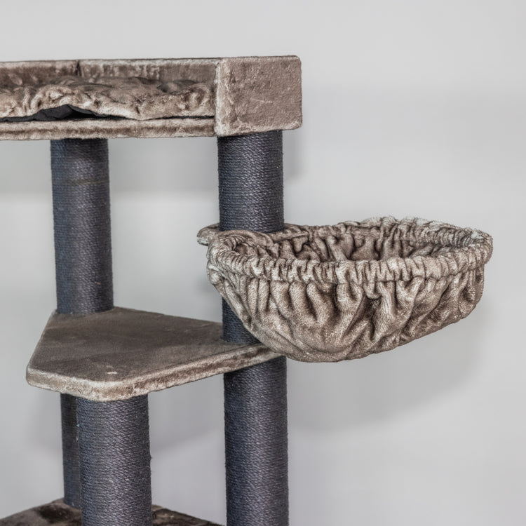 Cat Tree Corner Coon Blackline (Taupe)