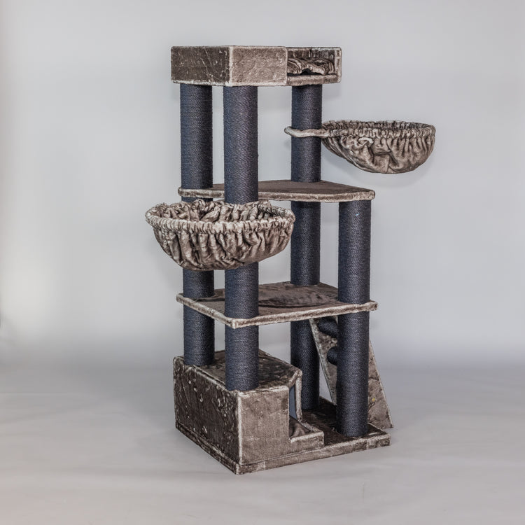 Cat Tree Corner Coon Blackline (Taupe)