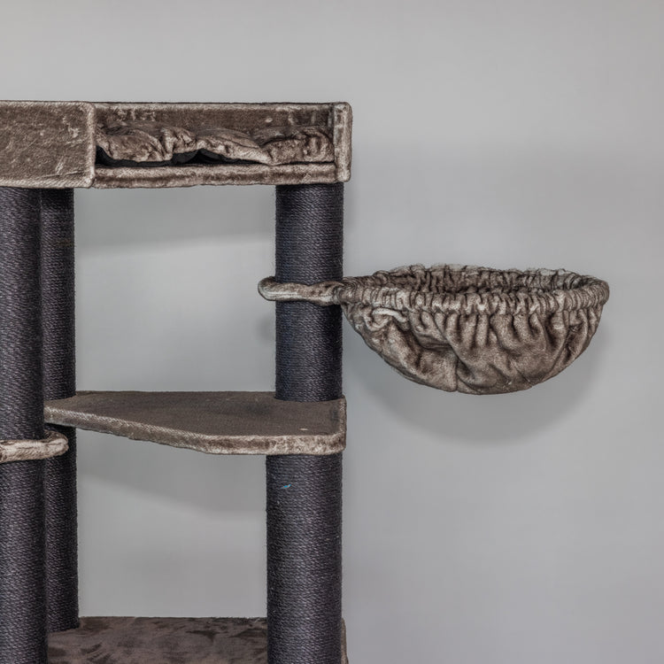 Cat Tree Corner Coon Blackline (Taupe)