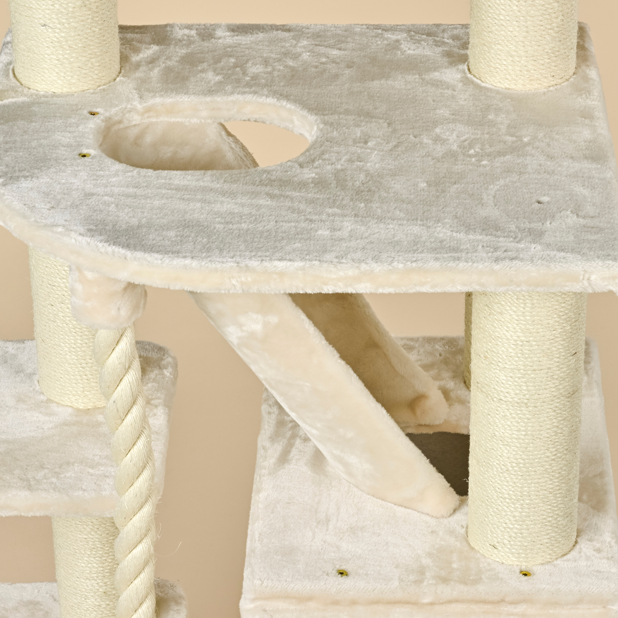 Krabpaal Cat Penthouse (Crème)