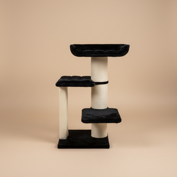 Krabpaal Maine Coon Throne (Black Teddy)