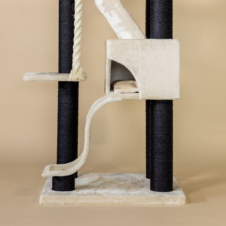 Cat tree Kilimandjaro de Luxe Blackline (Cream)