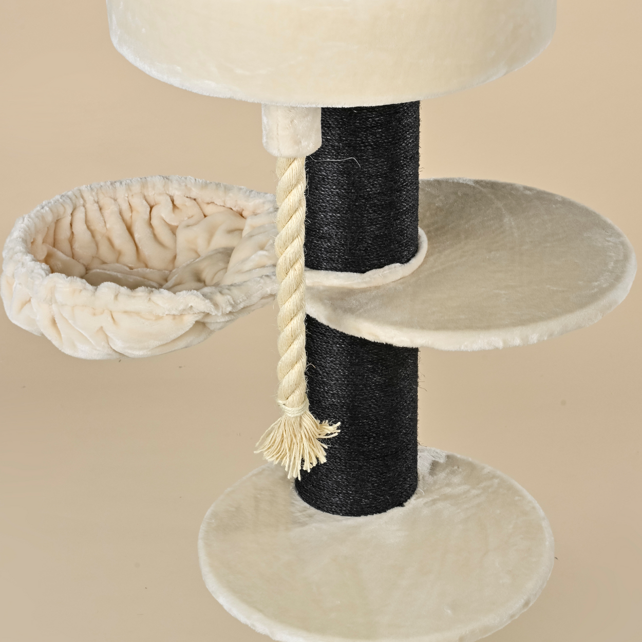 Krabpaal Maine Coon Sleeper Plus Blackline (Crème)