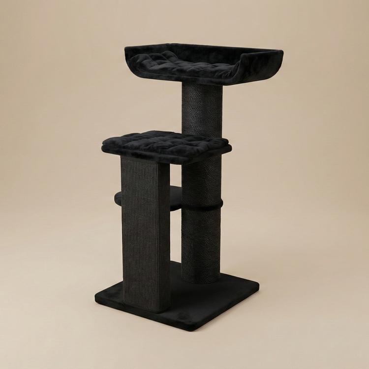 Krabpaal Maine Coon Throne Blackline (Black Teddy)
