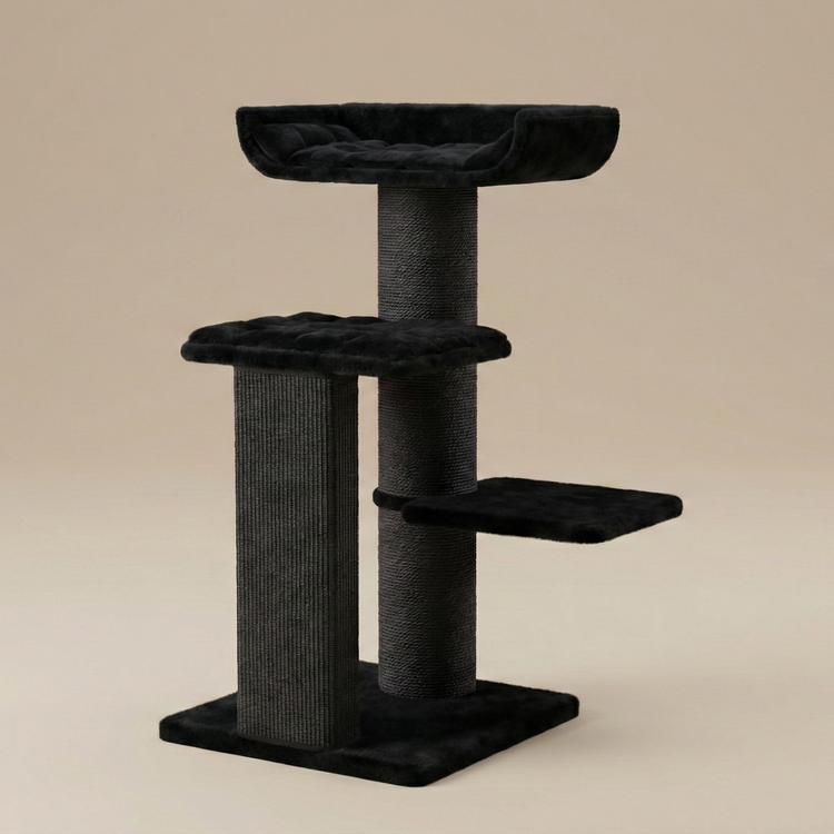 Krabpaal Maine Coon Throne Blackline (Black Teddy)