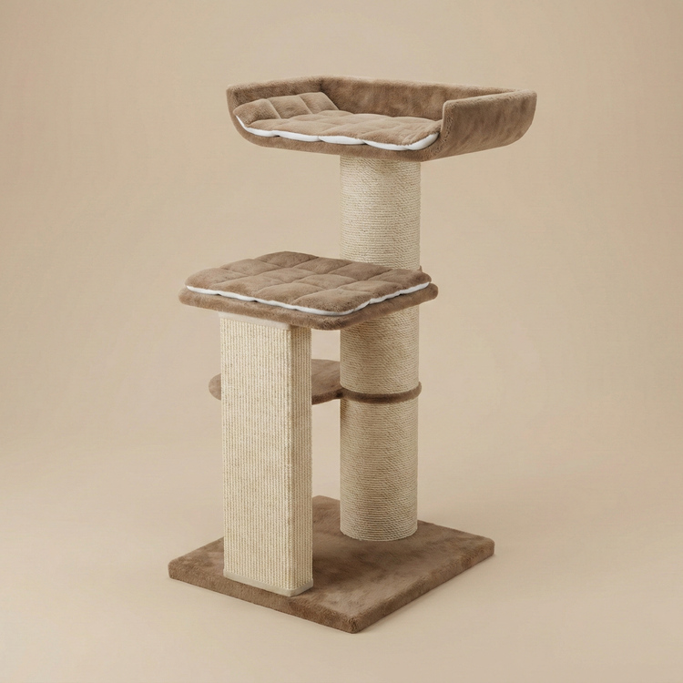 Krabpaal Maine Coon Throne (Cappuccino Teddy)
