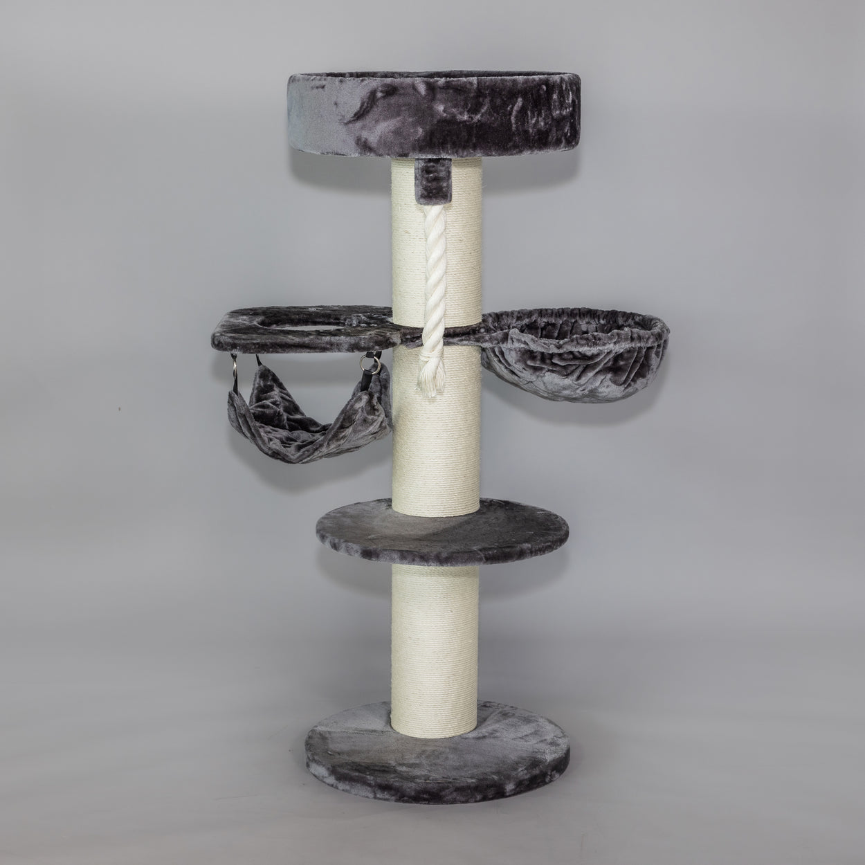 Krabpaal Maine Coon Sleeper Crown Plus (Donkergrijs)