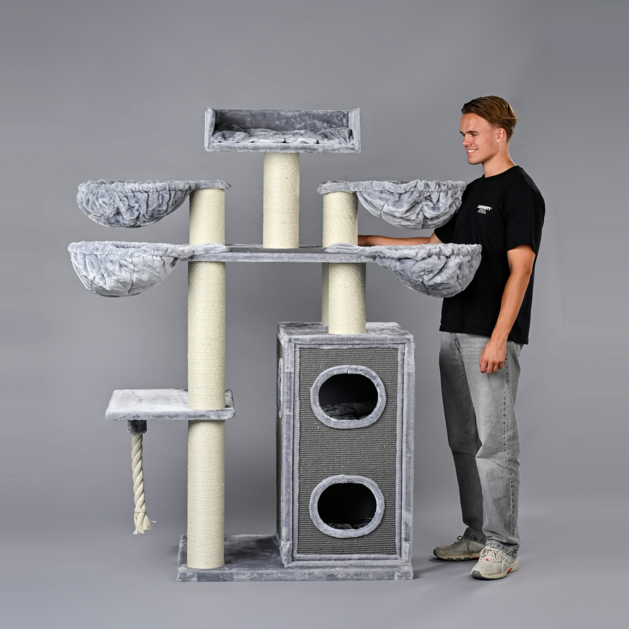 Krabpaal Cat Paradise Plus (Lichtgrijs)