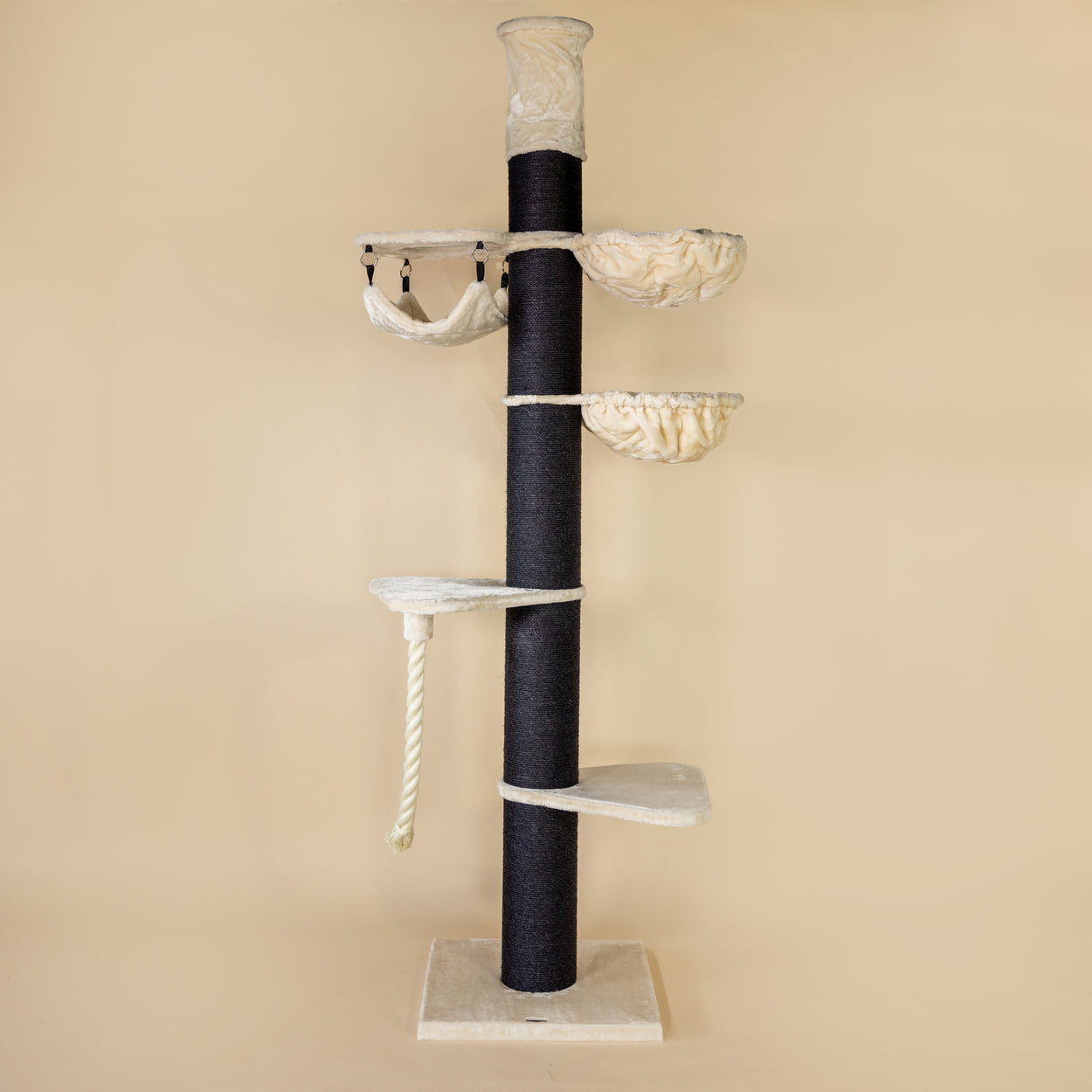 Krabpaal Maine Coon Tower Blackline Crown 235-255 cm (Crème)