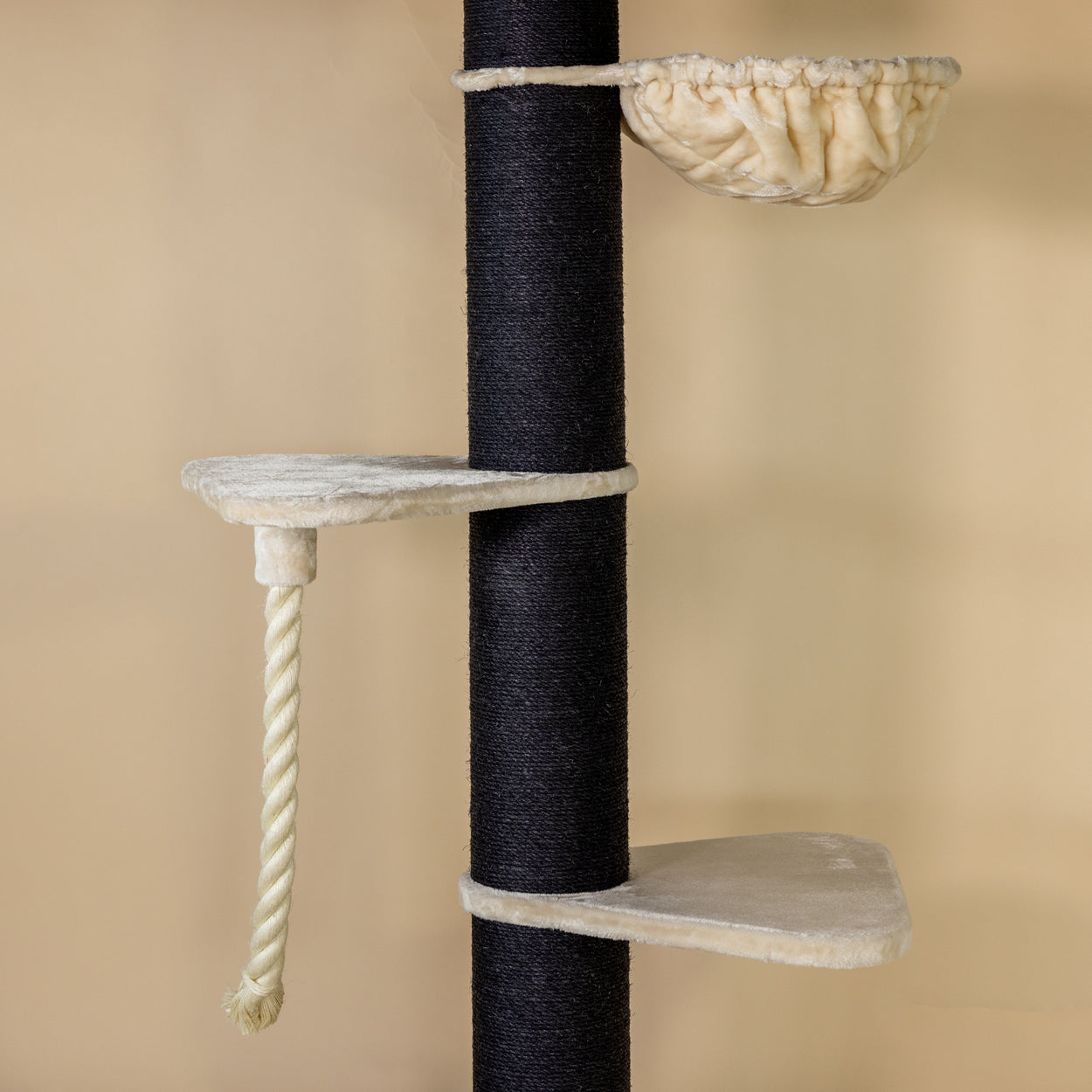 Krabpaal Maine Coon Tower Blackline Crown (Crème) 225-245 cm