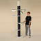 Krabpaal Maine Coon Tower Blackline Crown (Crème) 225-245 cm