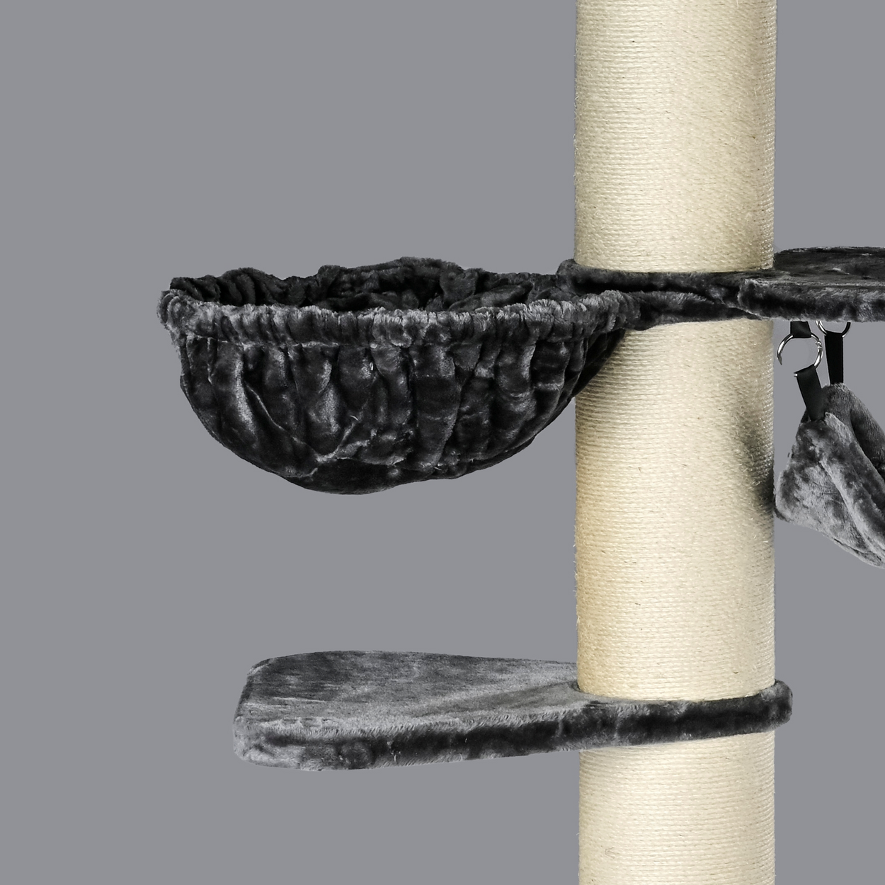 Krabpaal Maine Coon Tower Crown (Donkergrijs)